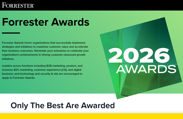 Forrester 2026 Awards